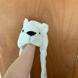 Polar bear hat